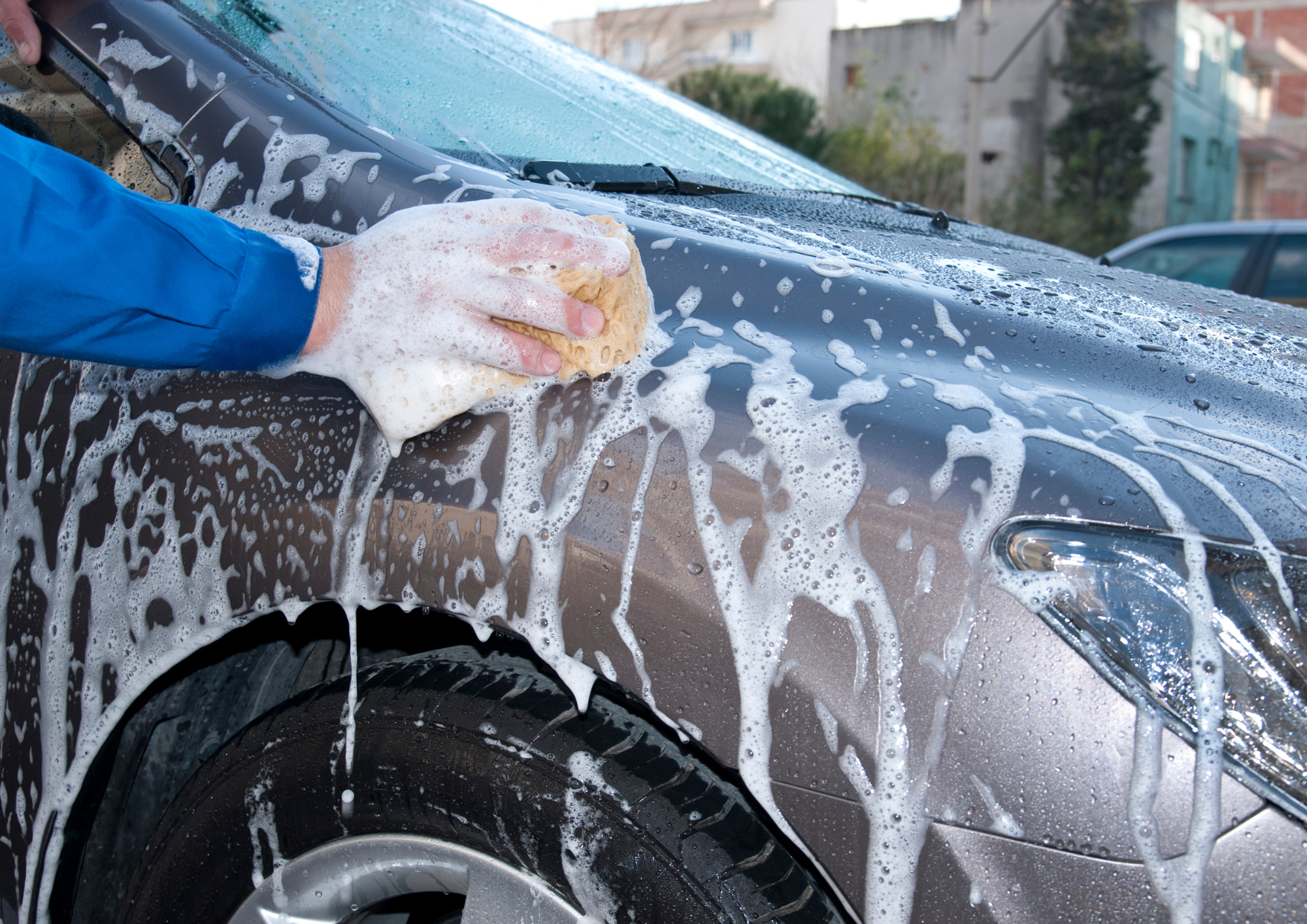 Car interior cleaning